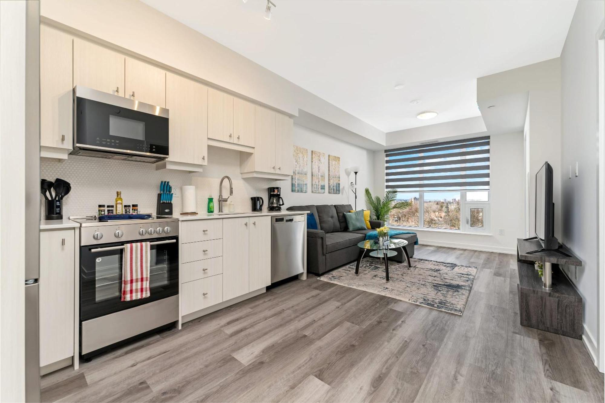 Apartmán Luxury 1Br King Bed Unit - Private Balcony Kitchener Exteriér fotografie